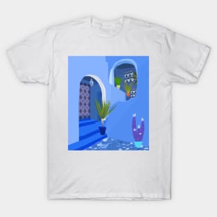 Blue city, Morocco T-Shirt